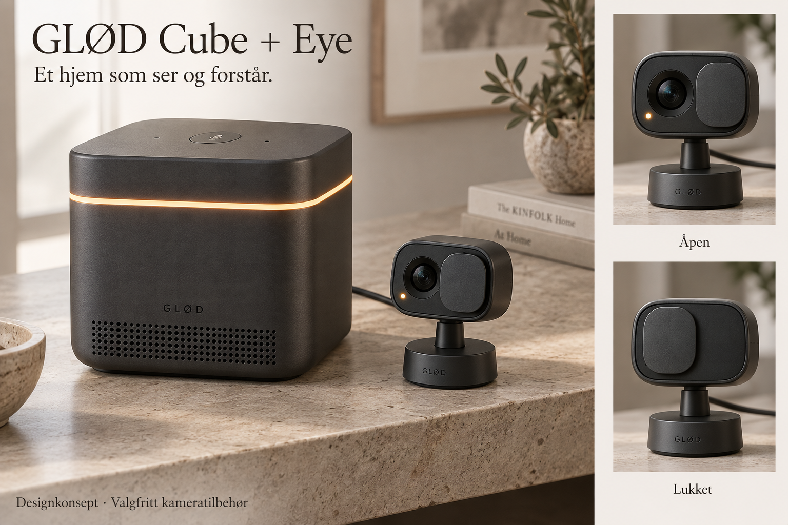 GLØD Eye — planlagt kameratilbehør til GLØD Cube